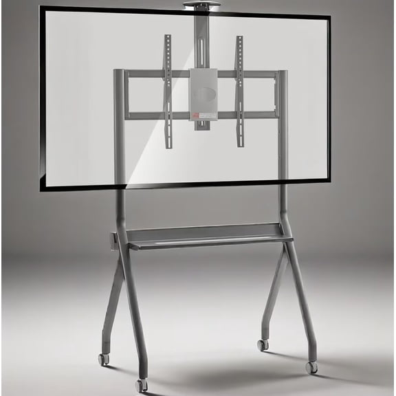 JYXOIHUB Convertible Smart Board Mount | Adjusts to 42-75 Inch, Detachable Tray, Weight-Balanced Stability