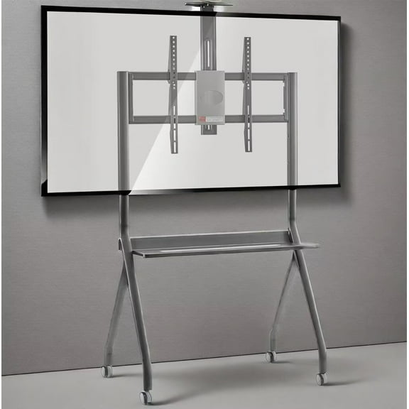 JYXOIHUB 42-75 Inch Interactive Whiteboard Stand | Heavy Duty Mobile Base with 4 Swivel Wheels for Classroom & Office