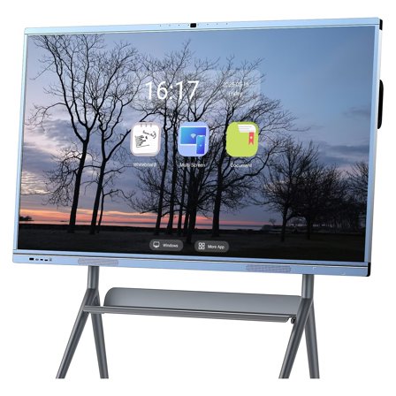JYXOIHUB Interactive Smart Board 65 Inch, All-in-One Touch Screen Interactive Whiteboard with Dual System & Cloud Sharing - Ideal for Office, Education & Presentations(Include Wall Mount)