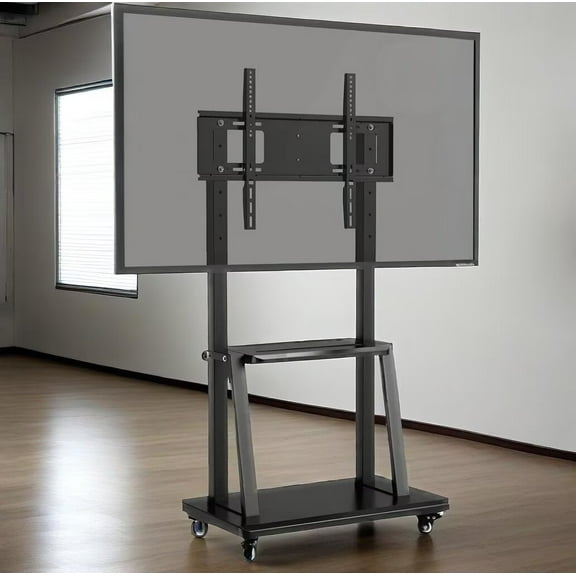 JYXOIHUB Professional Grade Smart Board Cart | 40-86 Inch Adaptability, Rubberized Non-Skid Wheels