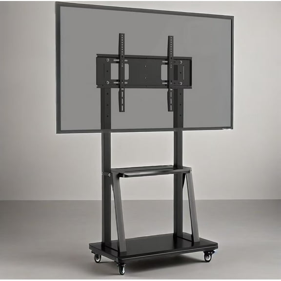 JYXOIHUB Professional Smart Board Stand | 40-86 Inch, Non-Marking Wheels, Brushed Aluminum Finish