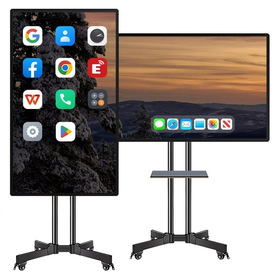 JYXOIHUB Smart Board 49 Inch, All-in-One Touch Screen Interactive Whiteboard, Dual System Cloud Sharing for Instant Data Exchange, Ideal for Education, Office & Presentations(Include Wall Mount)