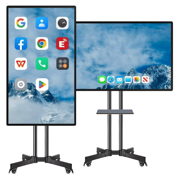 JYXOIHUB Smart Board 49 Inch Interactive All-in-One Computer, Touch Screen with Dual System & Cloud Sharing - For Classroom, Office & Presentations(Include Wall Mount)