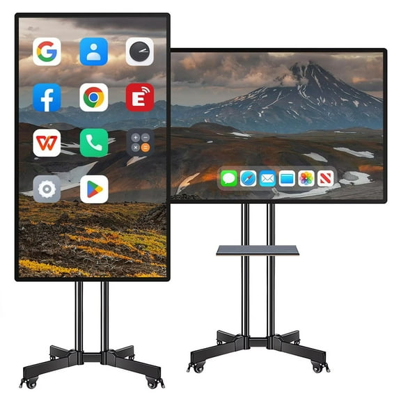 JYXOIHUB Smart Board 49 Inch Interactive Whiteboard All-in-One, Touch Screen Computer with Dual System & Cloud Sharing - Suitable for Classroom, Office & Presentations(Include Wall Mount)