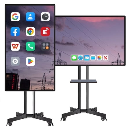 JYXOIHUB Smart Board 49 Inch 4K Interactive Whiteboard, All-in-One Touch Screen Computer with Dual System & Cloud Sharing Digital Whiteboard for Classroom, Office & Presentations