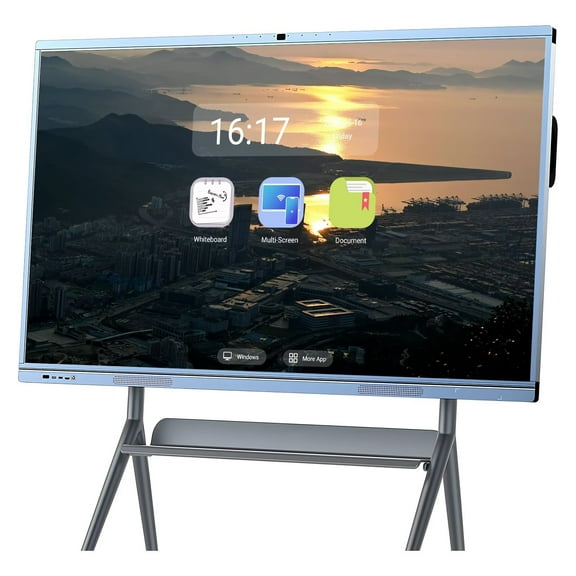 JYXOIHUB Smart Board 4K Video Conference Touch Interactive Board 65" All-in-One Wireless Collaboration Display for Classroom Office(Include Wall Mount)