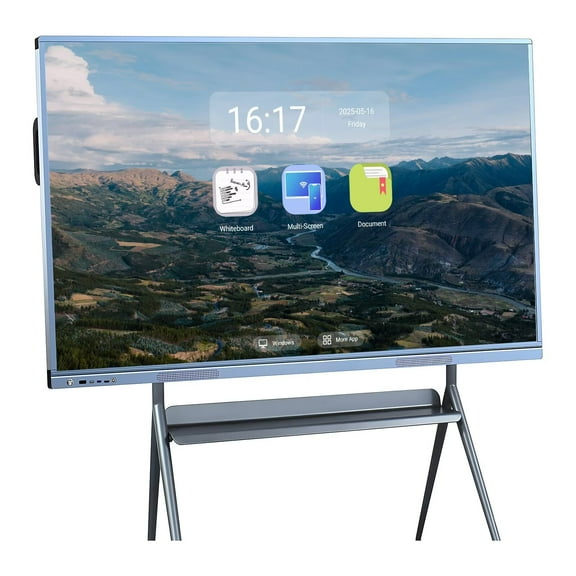 JYXOIHUB Smart Board 55" 4K Touch Interactive Electronic Whiteboard Wireless Windows & Android for Professional Meetings(Include Wall Mount)