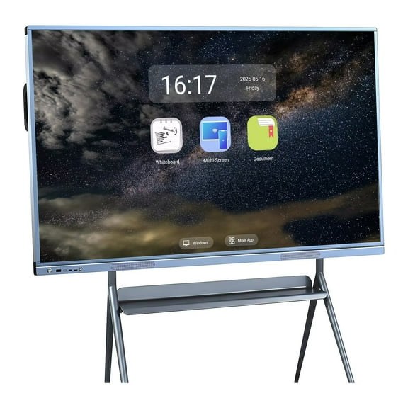 JYXOIHUB Smart Board 55 Inch, Transform Learning & Meetings! Touch Screen All-in-One with Dual System & Cloud Sharing Digital Whiteboard for Education & Office(Include Wall Mount)