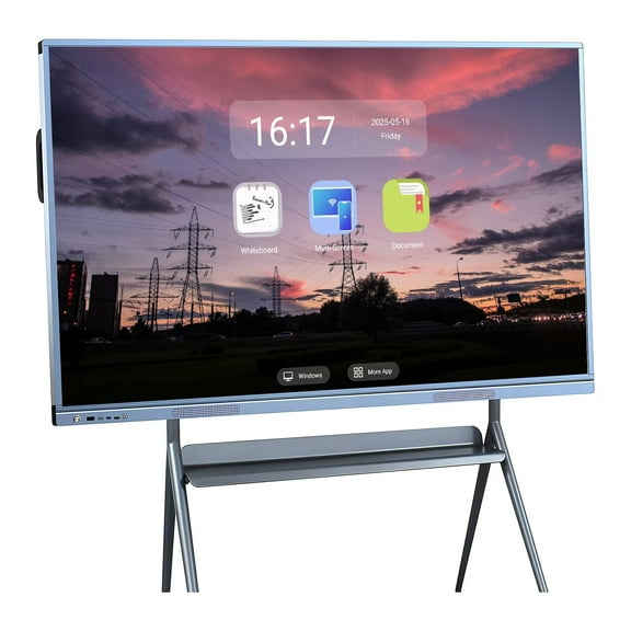 JYXOIHUB Smart Board 55 Inch Wireless Screen Mirroring Hub with Built-in Media Player for Live Streaming & Ads