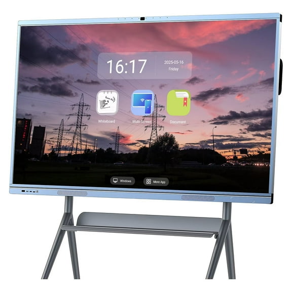 JYXOIHUB Smart Board 65 Inch Wireless Screen Mirroring Hub with Built-in Media Player for Live Streaming & Ads