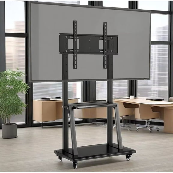 JYXOIHUB Smart Board Floor Unit | 32-70 Inch, Quick-Stow Mechanism，Design for Classroom Home Office