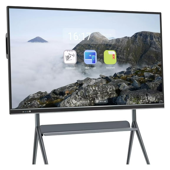 JYXOIHUB Smart Board for Meetings 75" 4K Display Touch Wireless Sharing Electronic Whiteboard for Classroom, Office and Livingroom(Include Wall Mount)