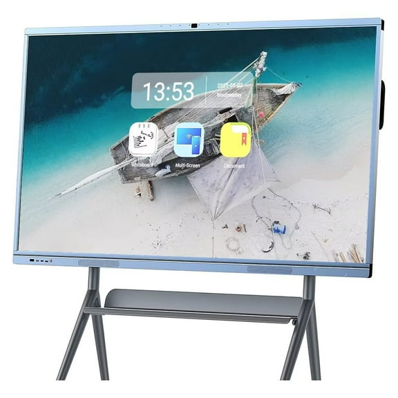 JYXOIHUB Smart Board​Wireless 4K Interactive​Multi-Touch Whiteboard 65 Inch for Educational/Kids Learning for Group Activities​