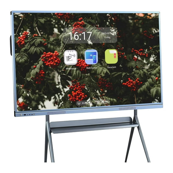 JYXOIHUB Smart Boards 55inch Pro Live Streaming Display, Screen Mirroring Reverse Control IR Touch Rotatable 4K Monitor Wireless 5G/WiFi Connectivity for Digital Signage, Classrooms & Conferences