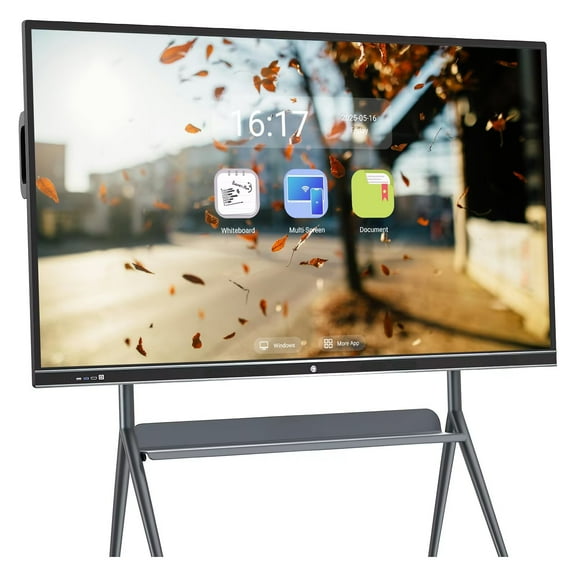 JYXOIHUB Smart TVs, 86 Inch multi-touch Electronic Calendar for Family and classroom, built-in camera 4K Monitor Wireless Projection Player for Advertisin and Business