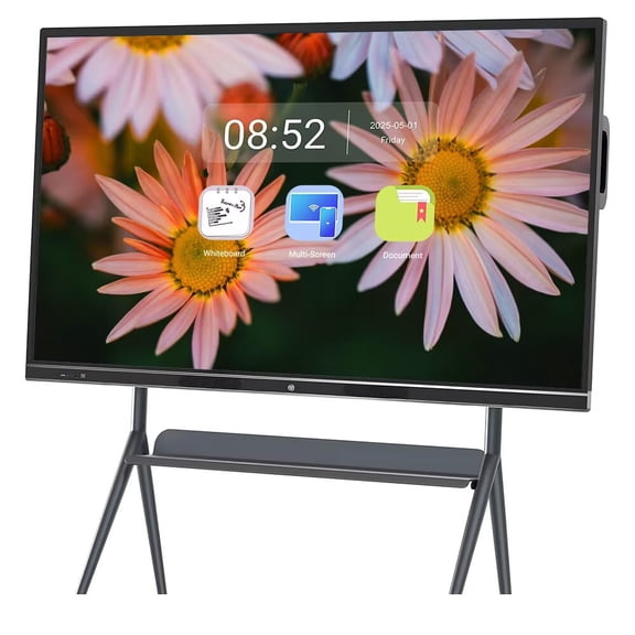 JYXOIHUB Smart TVs Touch Electronic Board 86" Multi-User Touch Collaboration Display for Classroom, Office and Livingroom(Include Wall Mount)