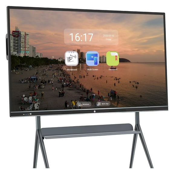 JYXOIHUB Smart TVs, Touch Screen Board, 86 Inch Digital Electronic Calendar Interacti Whiteboard, All-In-One Computer 2160P Monitor Player for Advertisin and Digital Signage Displays