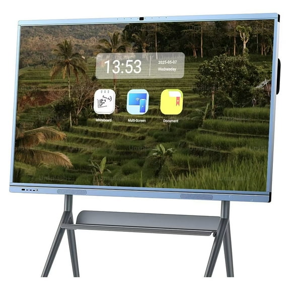 JYXOIHUB Smart Whiteboard Affordable Smart Board 65-Inch 4K Whiteboard Holographic Writing & Easy Setup for Home, Meetings & Education