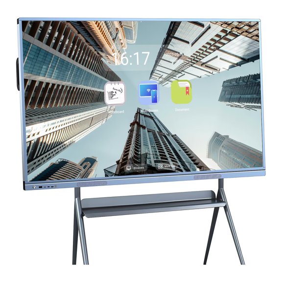JYXOIHUB Smartboard 55inch Screen Mirroring Reverse Control IR Touch Wireless 5G/WiFi Connectivity for Digital Signage, Classrooms & Conferences