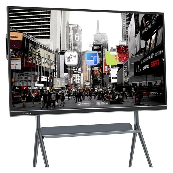 JYXOIHUB Touch Screen Board, 4K UHD Digital Electronic Whiteboard and Screen Mirroring Smart TVs , 86 Inch 2160P Monitor Built-In Camera Multi-Touch Player for Advertisin and presentation