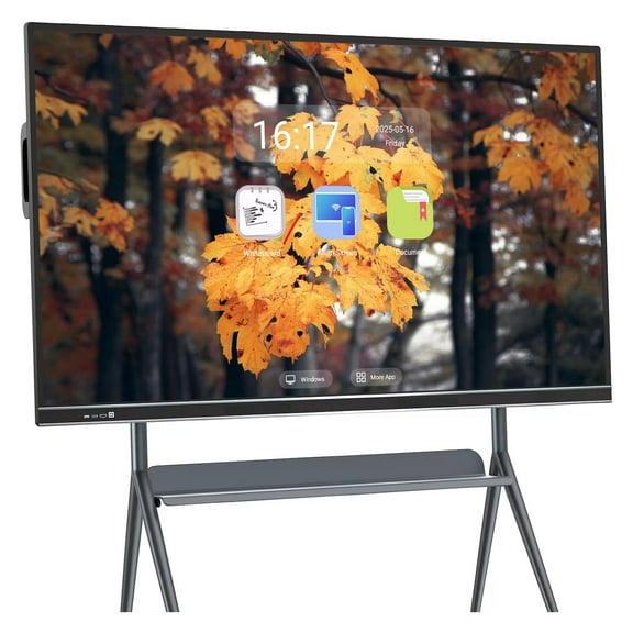 JYXOIHUB Touch Screen Board, 86 Inch multi-touch Electronic Calendar for Family and Smart TVs for classroom, built-in camera 4K Monitor Wireless Projection Player for Advertisin and Business