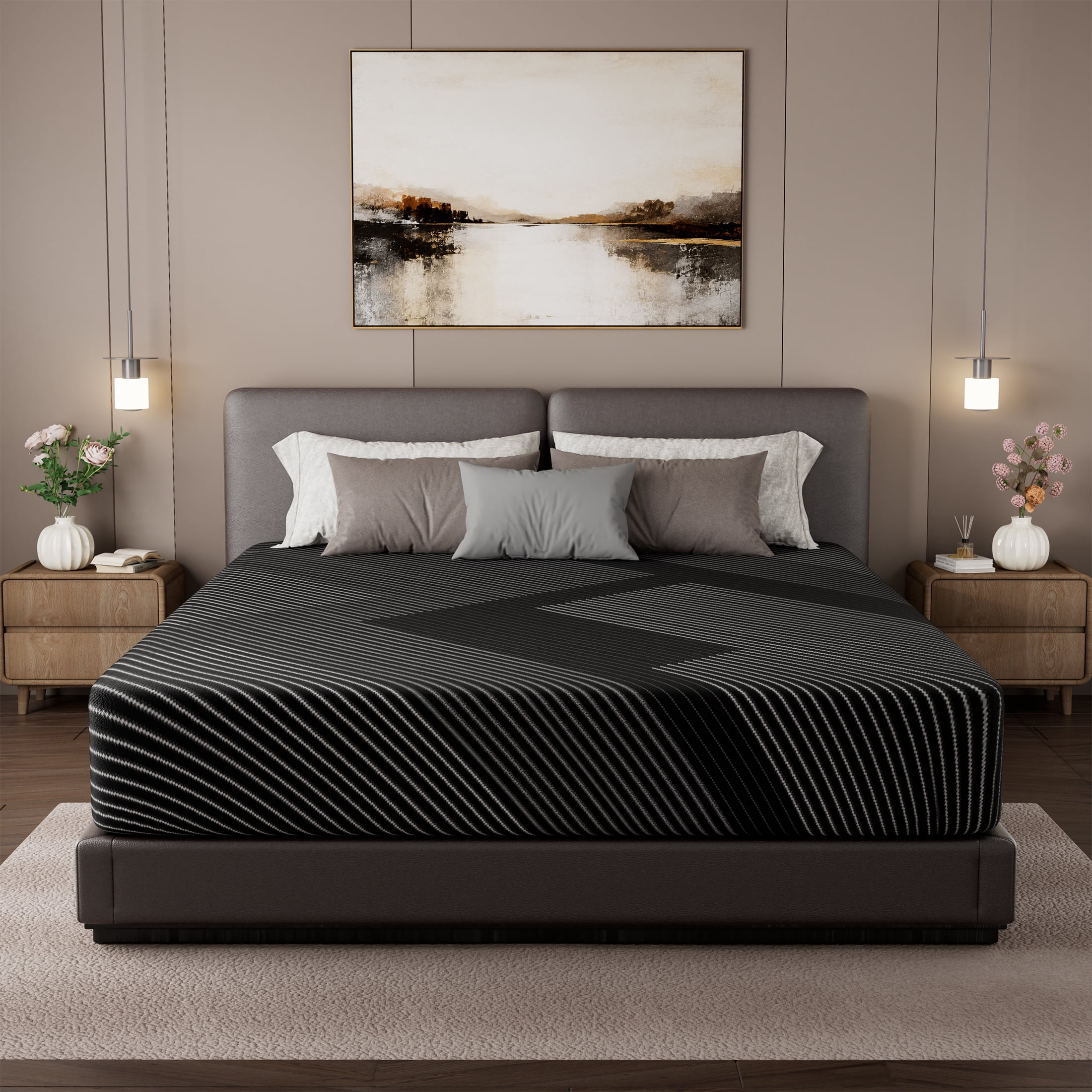 JYYA88BB 12-inch Full Size Gel Memory Foam Mattress, CertiPUR-US Certified, Bed-in-a-Box