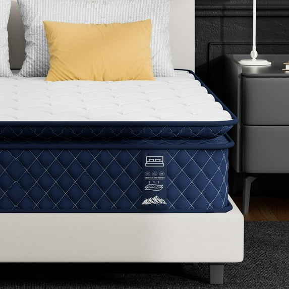 JYYA88BB 12 inch Queen Size Mattress,Gel Memory Foam and Hybrid Mattress in a Box,Individual Pocket Spring