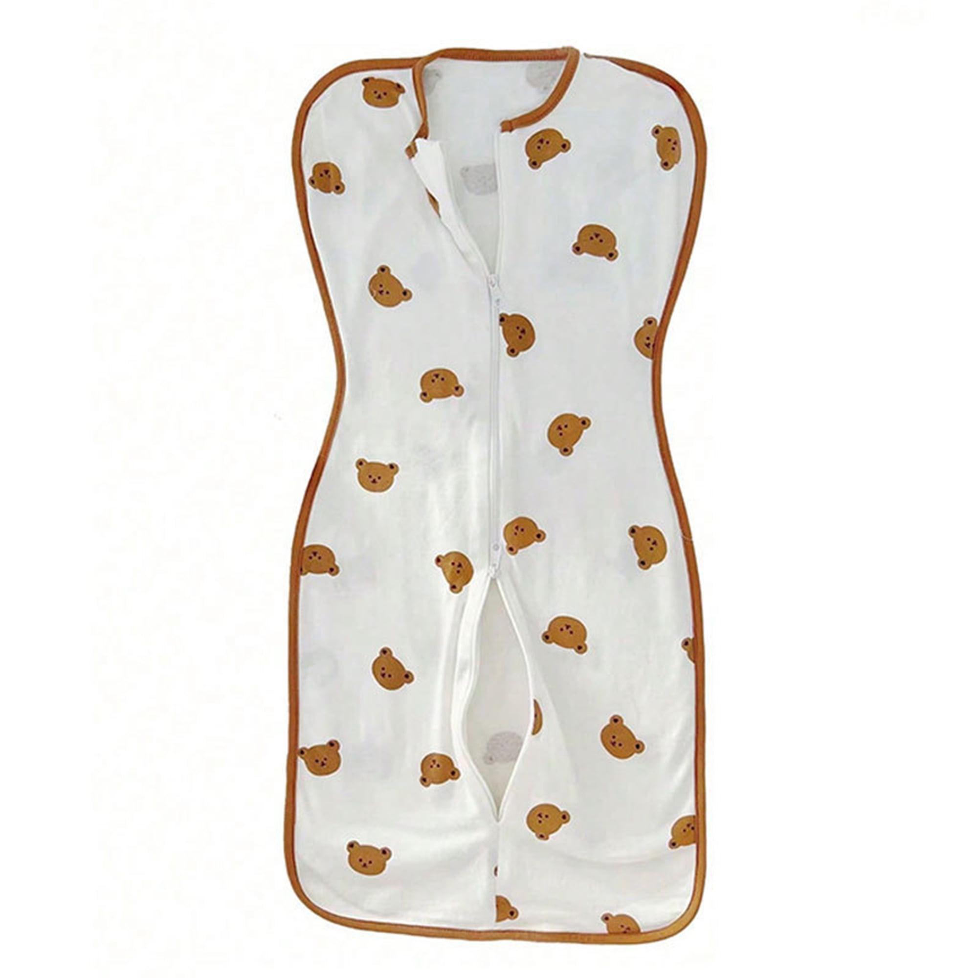 JYYYBF Baby Bear Print Sleeping Bag AntiKicking Double Zipper Closure