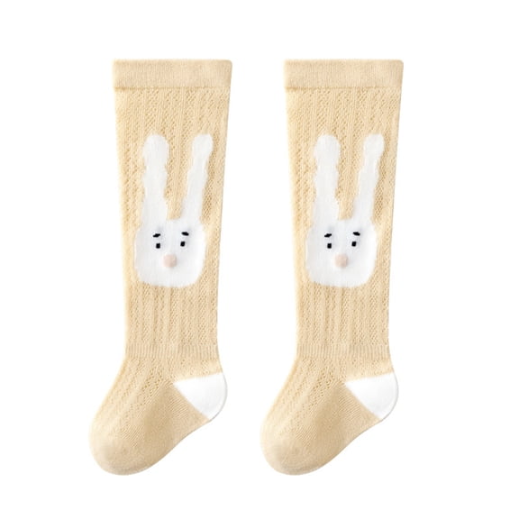 JYYYBF Baby Girls Dress Socks Cute Bunny Elastic over the Knee Socks Newborn Stockings for Toddler Infant Clothing Accessories