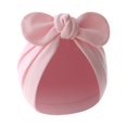 thumbnail image 1 of JYYYBF Baby Girls Turban Hat, Soft Elastic Cute Knotted Bow Hat Nursery Beanie Cap for Infant, 1 of 2