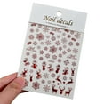 thumbnail image 1 of JYYYBF Christmas Nail Stickers Self Adhesive Tree Reindeer Snowflake DIY Nail Decals for Women, 1 of 2