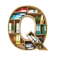 thumbnail image 1 of JYYYBF Christmas Tree Letter Ornaments Hanging Acrylic Bookshelf for Wall Window Indoor Outdoor Decorations, 1 of 8
