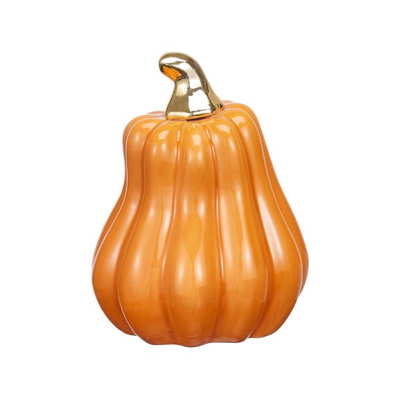 JYYYBF Halloween Ceramic Pumpkin, Desktop Ornament Home Office Decor Party Art Craft Gift