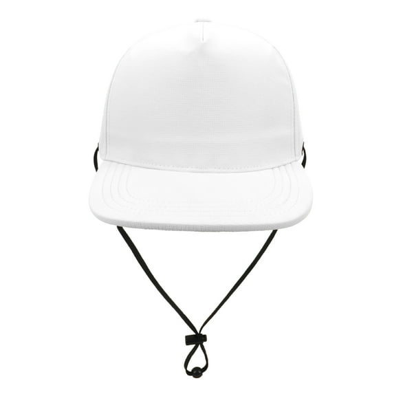 JYYYBF Kids Baby Baseball Cap Solid Color Summer Trucker Hat with Adjustable Windproof Chin Strap Beach Sun Hat for Toddler