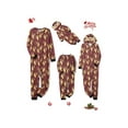 thumbnail image 1 of JYYYBF Matching Family Christmas Pajamas Elk Antler Long Sleeve Hooded Romper PJs Zipper Jumpsuit Loungewear, 1 of 6