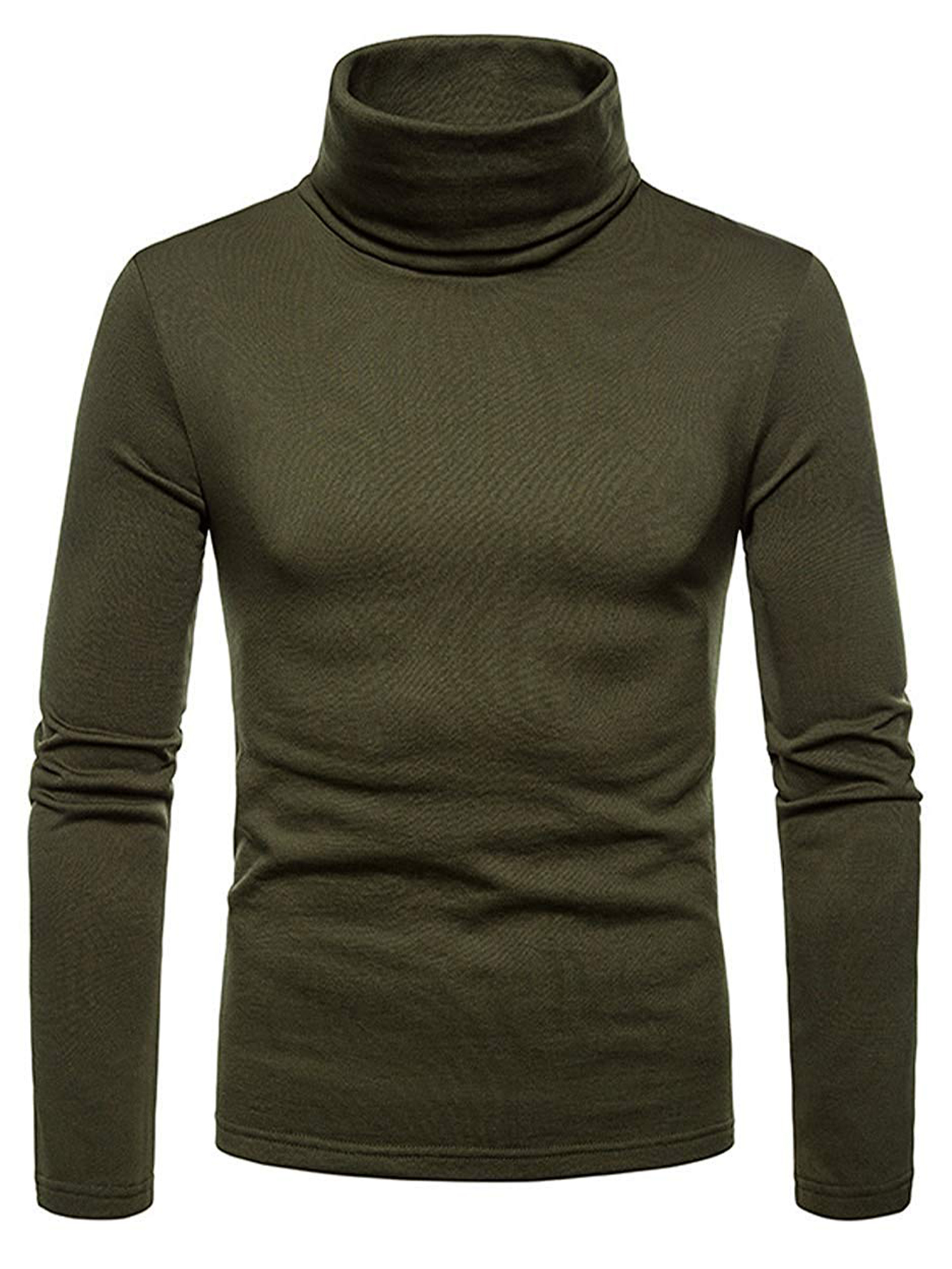 mens cotton roll neck tops