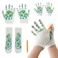 thumbnail image 1 of JYYYBF Reflexology Socks and Gloves Soft Acupressure Socks with English Chart Pain Relief Massage Socks for Men Women, 1 of 2