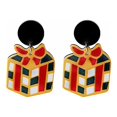 thumbnail image 1 of JYYYBF Snowman Earrings for Women Christmas Tree Bells Earrings Christmas Gift Box Drop Earrings Christmas Holiday Jewelry, 1 of 8