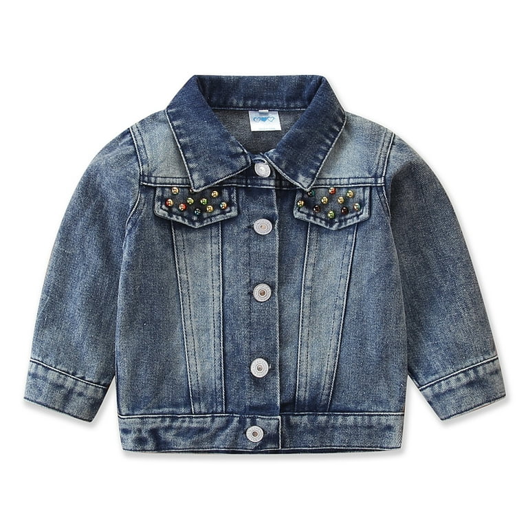 Baby girl outlet jean jacket outfit