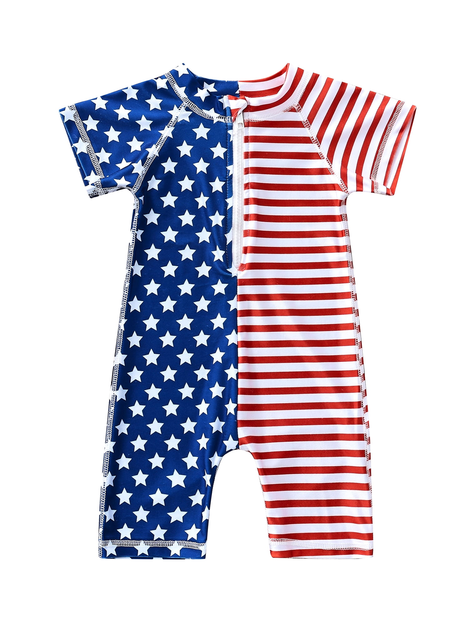 JYYYBF Toddler Kids Baby Boy Swimsuit Independence Day Stars Striped