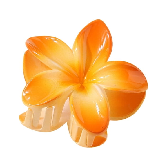 JYYYBF Women Frangipani Hair Claw Clips Cute Flower Hair Accessories for Vacation Wedding