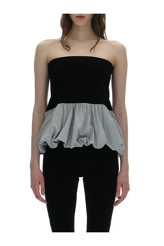 Women's Summer 2 Ways Wear Clothes, Patchwork Bubble Skirt or Elasticity Tube Top