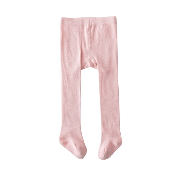 JYnXIANTI Baby Girl Tights Cute Solid Color Leggings Basic Soft Comfy Cotton Pantyhose for Toddler