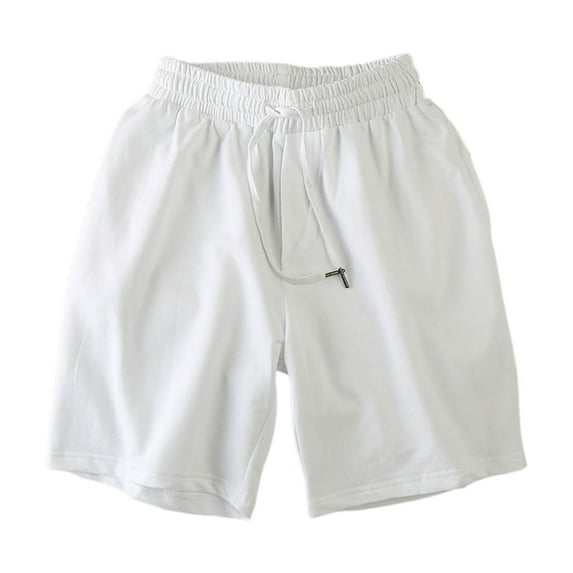 JYnXIANTI Mens Casual Shorts Baggy Elastic Waist Sweat Shorts Loose Workout Gym Jogger Shorts Summer Clothes Outfits