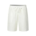 thumbnail image 1 of JYnXIANTI Shorts Men Lightweight Elastic Waist Shorts Classic Comfort Shorts Summer Lounge Clothes Outfits with Drawstring, 1 of 3