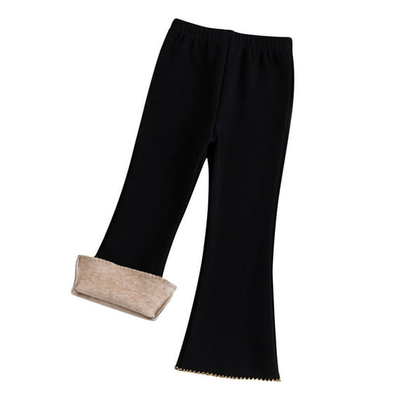 JYnXIANTI Toddler Girl Flare Pants Casual Solid Color Sweatpants Bell Bottoms Leggings Fall Winter Fashion Outfit for Newborn