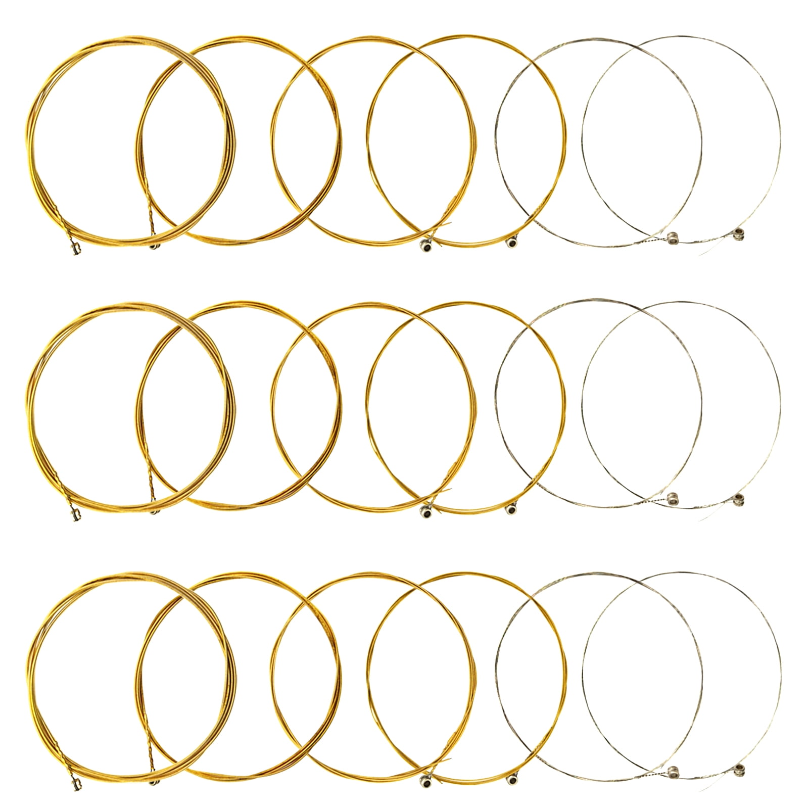 JYsun Acoustic Guitar Strings 6pcs E-1st B-2nd G-3rd D-4th A-5th E-6th ...