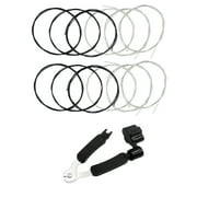 JYsun Black Nylon Classical Guitar Strings 2 full sets