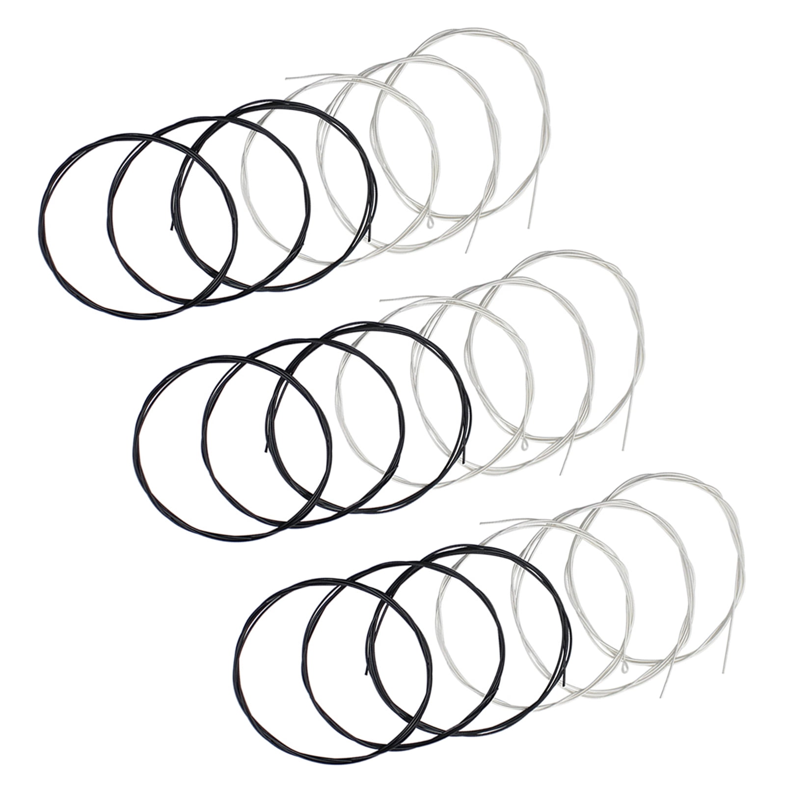 JYsun Black Nylon Classical Guitar Strings 3 full sets