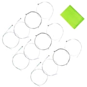 JYsun Violin Strings 3 Full Sets E-A-D-G Stainless Steel Core Nickel-Plated Ball-End Nickel Chromium Wound with 1 Piece Cleaning Cloth for Musical Instrument